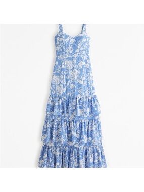 tiered maxi dresses Yellow Gingham Print Sweetheart Tie Back Tiered Maxi Dress